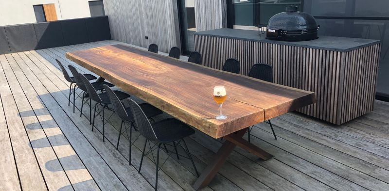 Massief hout 800 x 394